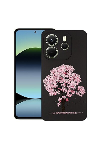 bestcase ¬Æ Husa pentru Xiaomi Redmi Note 14, Cherry Blossom Trees, Slim Sili...