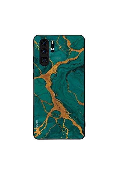 Sonique Θήκη Marble Series για Huawei P30 Pro Πράσινο