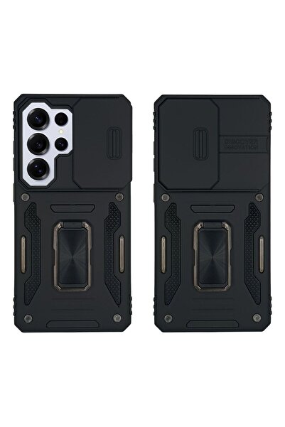 Sonique Θήκη Ring Armor CamShield για Samsung Galaxy S26 Ultra Μαύρο