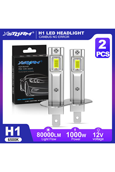 Choice1 H1 H1 XSTORM H1 LED Headlight Bulbs Canbus High Power Auto Lights 800...