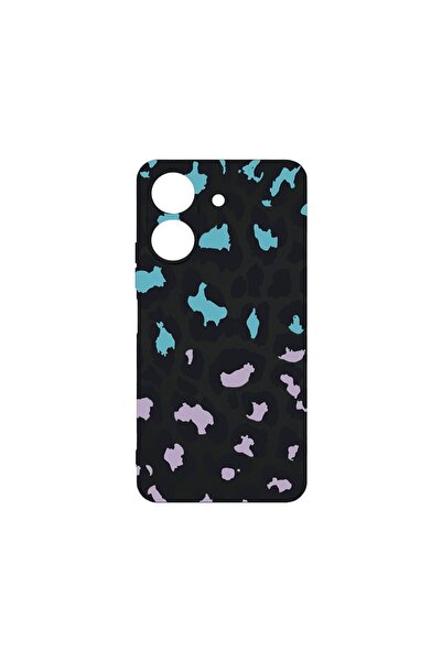bestcase Λεπτή Θήκη Σιλικόνης 0.8MM, Συμβατή με Xiaomi Redmi 13C, Μοτίβο Λεοπ...