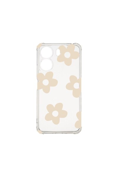 bestcase Husa Anti Shock 1.5MM, compatibilă cu Xiaomi Redmi 13C, Retro Daisy,...