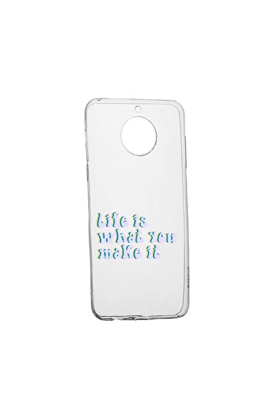 bestcase Husa Silicon cu mesaj Life is..., Compatibila cu Xiaomi Redmi Note 9...