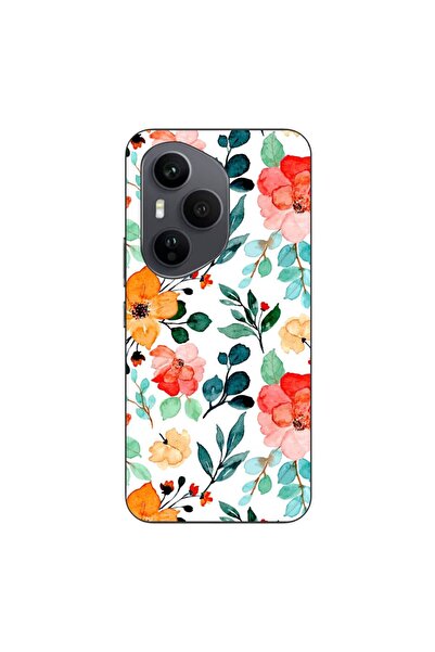 OEM Husa compatibila cu Honor 400 Pro Silicon Gel Tpu Model Painted Flowers