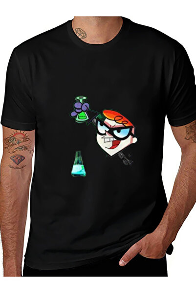 yiou trendy clothing Dester's Lab Pattern T-shirt