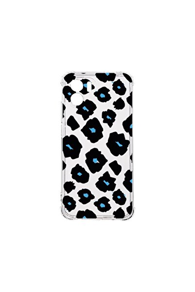 bestcase Противоударен калъф 1.5ММ, съвместим с Xiaomi Redmi A1, син леопардо...