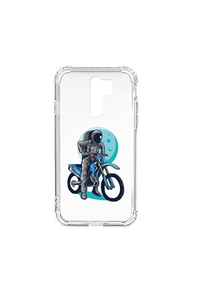 bestcase Husa Anti Shock Silicon Compatibila cu Xiaomi Redmi 9, Astronaut Bik...