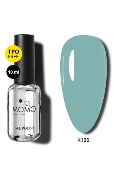 MOMO professional Kalıcı Oje K106, Yeşil Gri, 10 ml