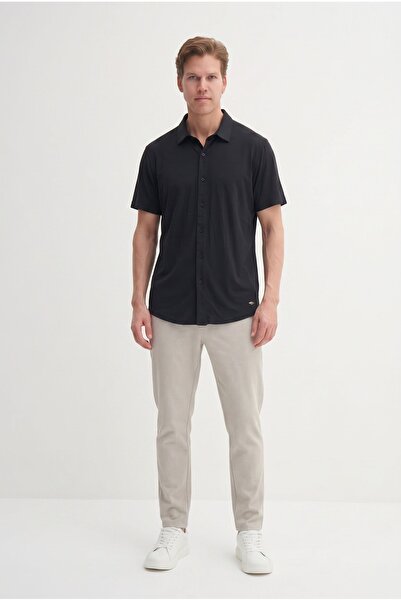 Cazador Men's Short Sleeve Shirt 24260 Black