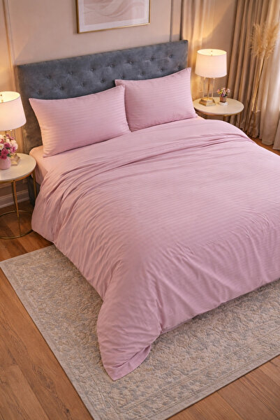 HAMRALİFE Double Cotton Satin Double Duvet Cover Set 200 X 220