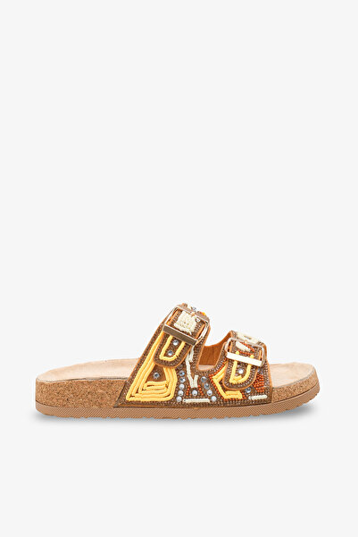 İNNABUTİKK Neate Women's Stone Slippers - Tan