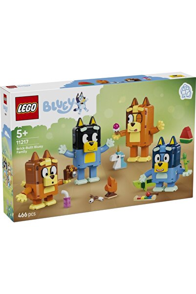 LEGO ®   Bluey Set de figurine de jucărie Familia Bluey, construite din piese...