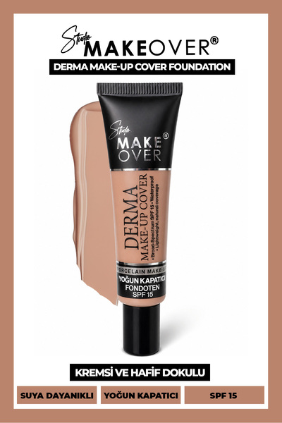 New Well Studio MakeOver Derma Make-Up Cover Foundation Yoğun Kapatıcı Fondöt...