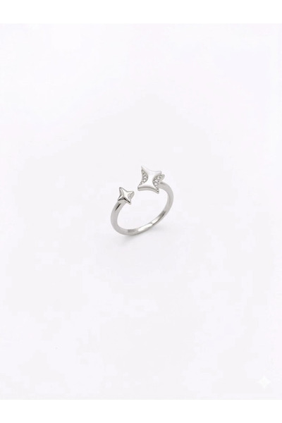 Twin Store Polar Star Design Stone Ring - Yz0259-1