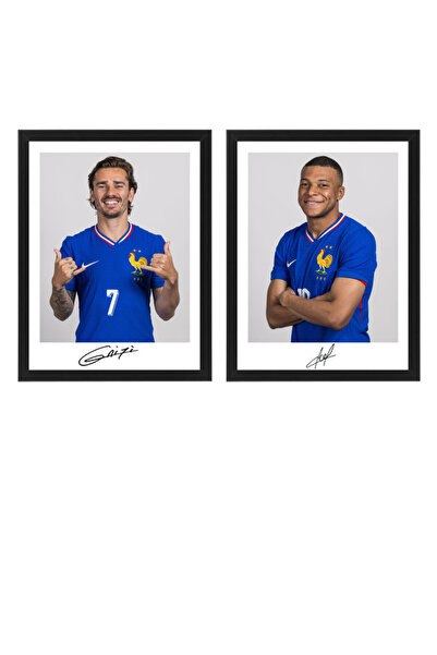 Boomah Accessories 2pcs set, Kylian Mbappe and Griezmann, France, Euro 2024, ...