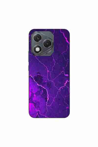 OEM Husa compatibila cu Honor 400 Lite Silicon Gel Tpu Model Ultraviolet Marb...