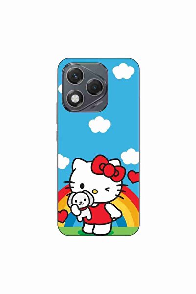 OEM Husa compatibila cu Honor 400 Lite Silicon Gel Tpu Model Hello Kitty Rainbow