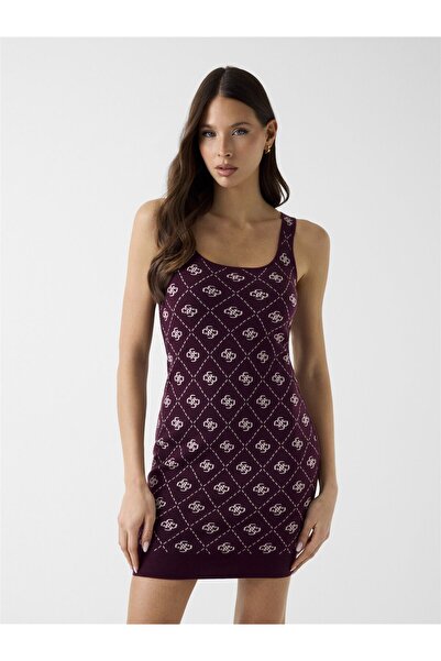 Guess 4G logo wool blend mini dress