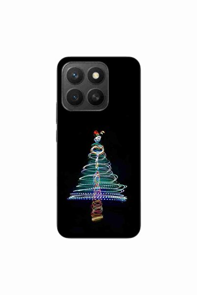 OEM Husa compatibila cu Honor X8c Silicon Gel Tpu Model Craciun Brad Neon
