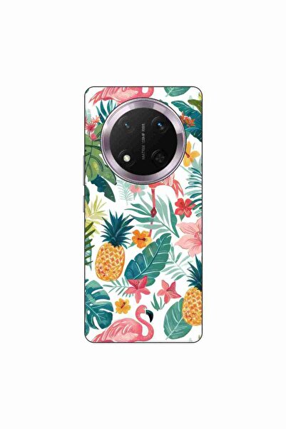 OEM Husa compatibila cu Honor Magic7 Lite Silicon Gel Tpu Model Tropical Pattern