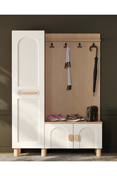 miracool Orkide Portmanto / Vestiyer / Komple MDF / Şık Tasarım / 1. Kalite