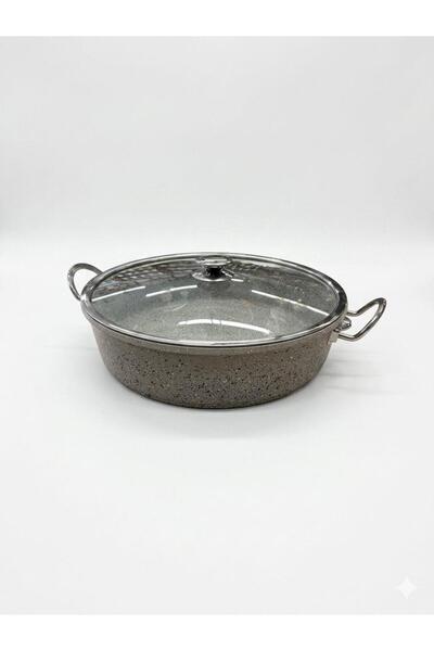 Altabi Granite Short Pot 36 cm Karnıyarık Pot Extra Deep