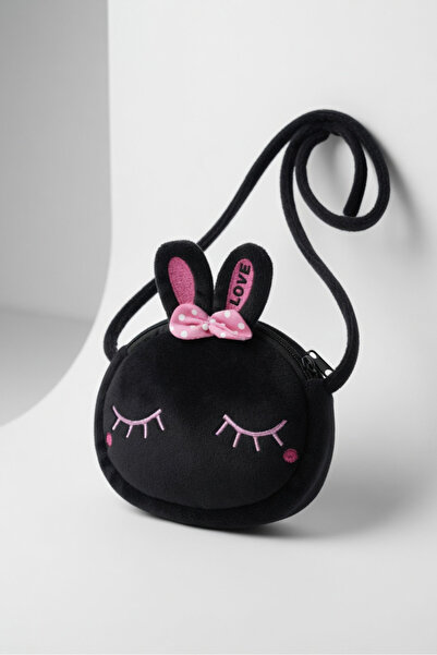 Mollycrush Girl's Gift Black Mini Wallet Bag |   Sleeping Drawstring Shoulder...