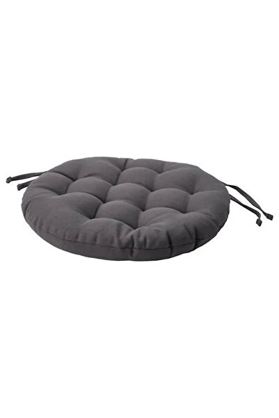 IKEA Pernă pentru scaun VIPPÄRT, gri închis, 38 cm