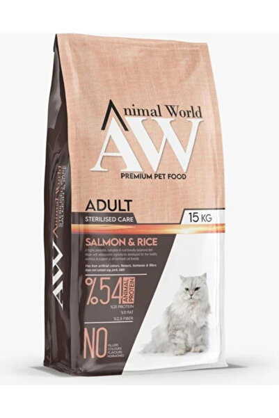 Somonlu & Pirinçli Kısırlaştırılmış Kedi Maması 15 Kg