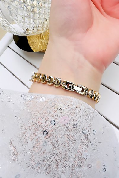 Daniel Klein Special Bridal Model Small Case Zircon Stone Gold Color Women's Watch - Steel Band Japanese Machine Special Boxed Gdkb2059C2