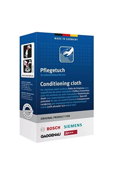 Bosch Set by PMS Thomin 00312007, 5 cloths soaked with special oil for stainl...