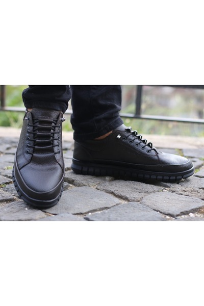 GNC shoes gnc erkek kahverengi bağcıksız sneaker ayakkabı