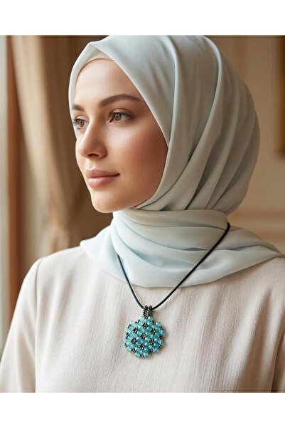 CEVŞEN HANEM Deniz Berraklığı Renk Cevşen Kolye