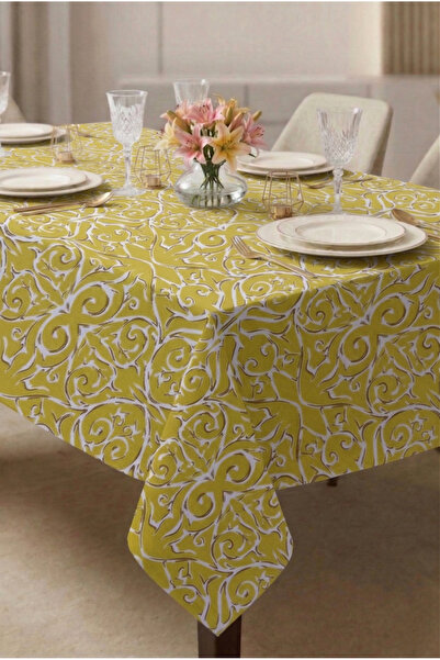 Soft Kare Duck Fabric Liquid-Proof Tablecloth– Stain Resistant ,Erasable,Deco...