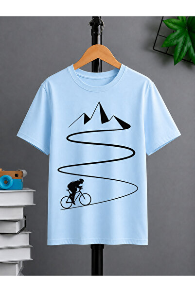 VODEXA Tricou oversize unisex DAG YOLU imprimat 100% bumbac, croială conforta...
