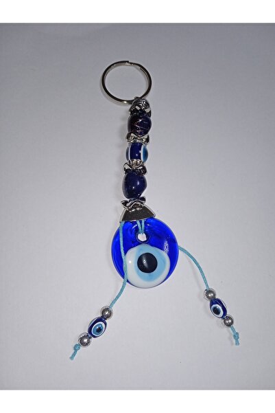 armora tedarik Handmade Beaded & Evil Eye Beaded Keychain 10 cm