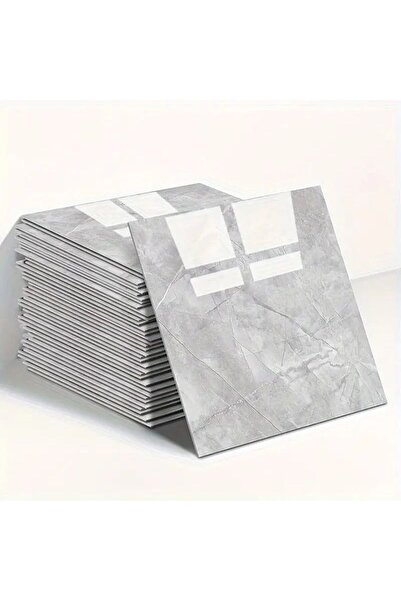 Mestore Gray Marble Pattern Wall Sticker (30*30)