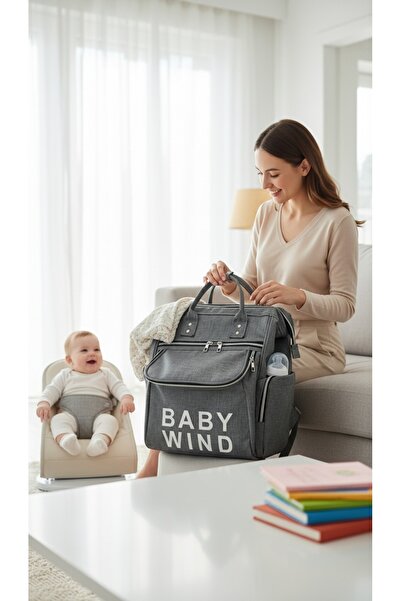 avşar baby حقيبة العناية بالطفل متعددة الأقسام وواسعة الحجم وعملية للغاية وفا...