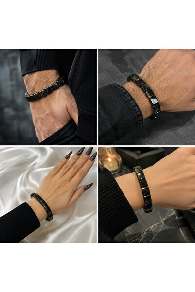 The Magıc of Healıng Black Tiger's Eye Natural Stone Roleks