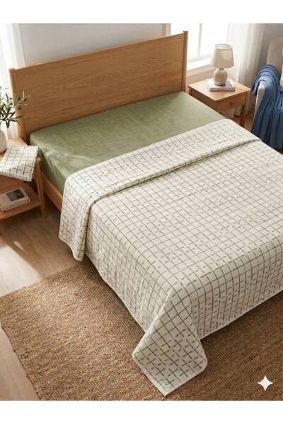 ŞENER HOME Striped Pattern Printed 200X240 Cm. Double (Battal) Single Pike