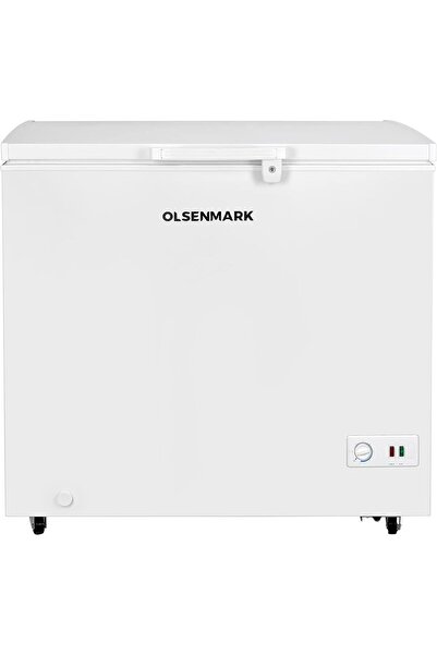 Olsenmark Chest Freezer, Adjustable Thermostat, Lock & Key, OMCF5006 | Portab...
