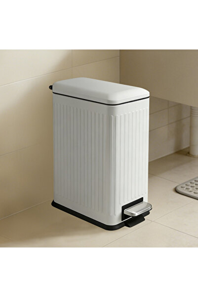 Home Box Nyla Rectangular Stainless Steel Pedal Bin - 10 L