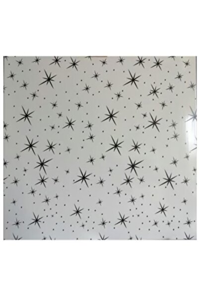 DARKSS Asma Tavan Karolam, PVC, Yıldız Desen, 60x60 cm, 0.36 m2, 8 mm, 1 adet