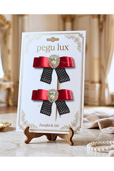 pegu baby collection 3-DELIČNA MALA MINI LUKS CRVENA SATINSKA KOPČA ZA TRAKU ...