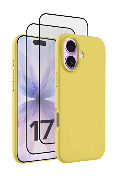 Margoun 3Packs Liquid Silicone Protective Phone Case for iPhone 17 , Soft Ant...