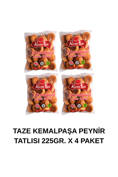 KEMTAT Günlük Taze Üretim Peynir Tatlısı 225gr. x 4 Adet