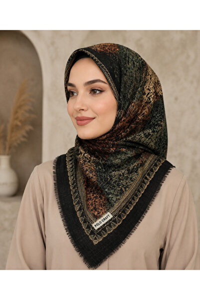 Butik Kaliteli Yüzde 95 Pamuk Eşarp Yazma