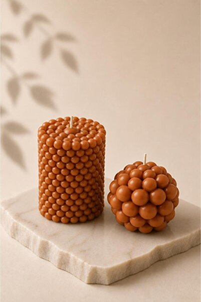 Atelier Lumira Bubble Form - 2'li Dekoratif Mum