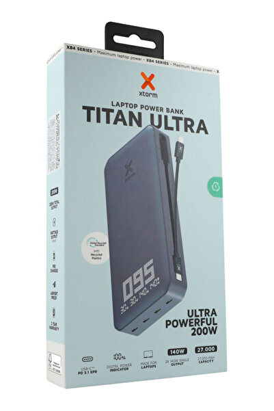 Xtorm XB403 Laptop Power Bank Titan Ultra 200W 27.000 mAh
