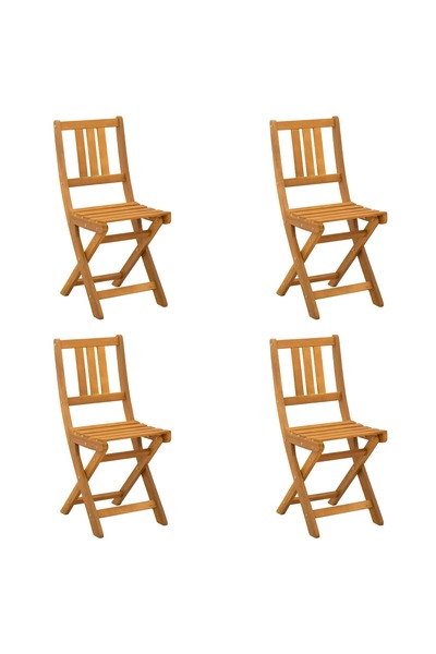 vidaxl Scaune Bistro pentru Exterior 4 pcs 40 x 42 x 85 cm